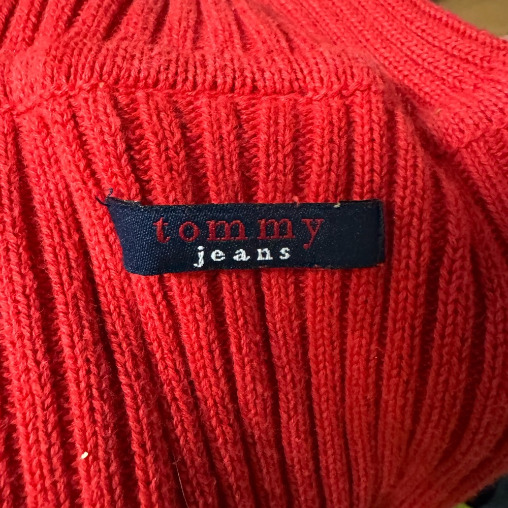 Tommy Hilfiger red turtleneck